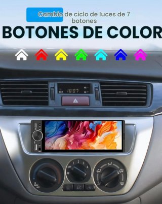 Radio Coche 1 DIN Pantalla Táctil Carplay/Android