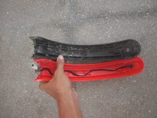 Guardabarros Rojo y Negro
