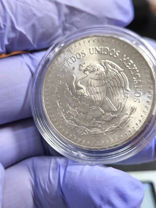 Moneda 1 Onza Plata Libertad México 1982