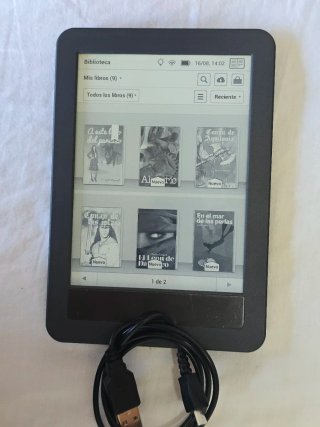 Libro Elettronico Bq Cervantes Touch Nero