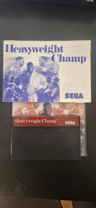 Heavyweight Champ Master System Sega
