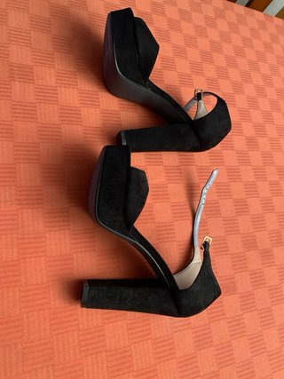 Zapatos de tacón Tulipano negros talla 38