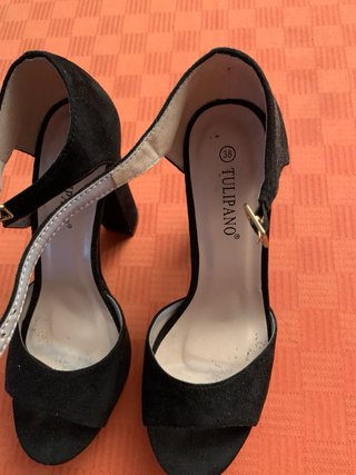 Zapatos de tacón Tulipano negros talla 38