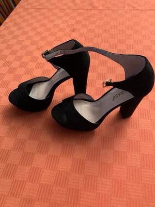 Zapatos de tacón Tulipano negros talla 38