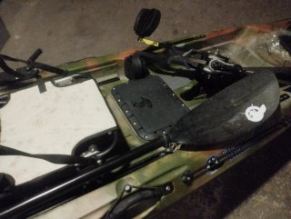 Kayak Océano Camuflaje con Carro