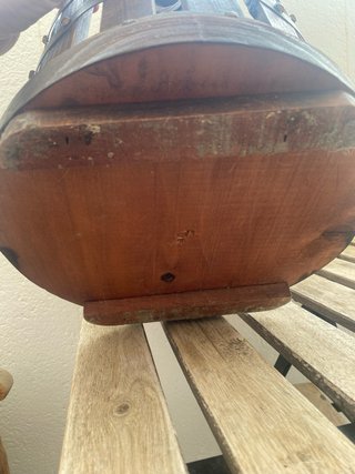 Pressa in legno per bottiglie di vino