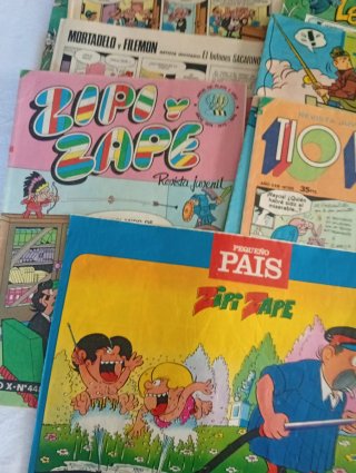 Comics tebeos varios. Zipizape, Mortadelo..