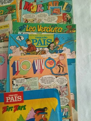 Comics tebeos varios. Zipizape, Mortadelo..