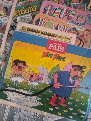 Comics tebeos varios. Zipizape, Mortadelo..
