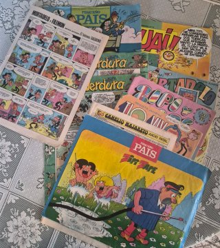 Comics tebeos varios. Zipizape, Mortadelo..