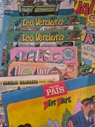 Comics tebeos varios. Zipizape, Mortadelo..