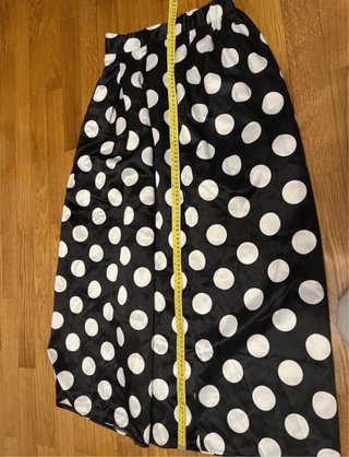 Falda lunares negra y blanca talla única