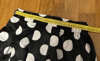 Falda lunares negra y blanca talla única