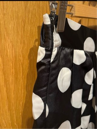 Falda lunares negra y blanca talla única