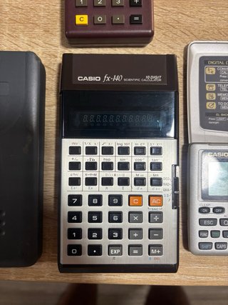 Lote calculadoras Casio antiguas