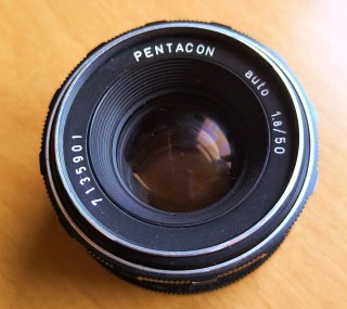 Objetivo Pentacon 50mm f/1.8 No funciona Diafragma