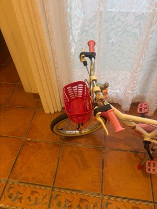 Bicicleta niña con ruedines