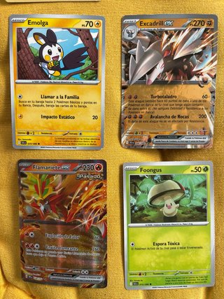 Lote 16 Cartas Pokémon Fan Art