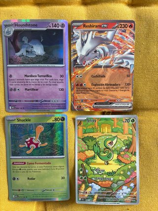 Lote 16 Cartas Pokémon Fan Art