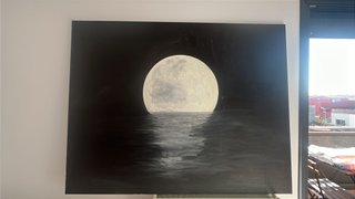 Cuadro Luna sobre el Mar