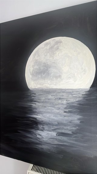 Cuadro Luna sobre el Mar