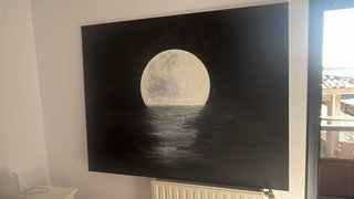 Cuadro Luna sobre el Mar