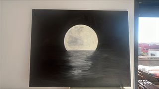 Cuadro Luna sobre el Mar