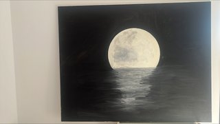 Cuadro Luna sobre el Mar