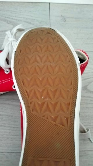 Zapatillas lona rojas