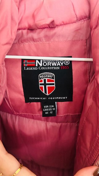 Abrigo Geographical Norway Rosa Talla M