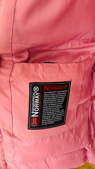 Abrigo Geographical Norway Rosa Talla M