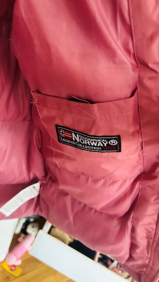 Abrigo Geographical Norway Rosa Talla M