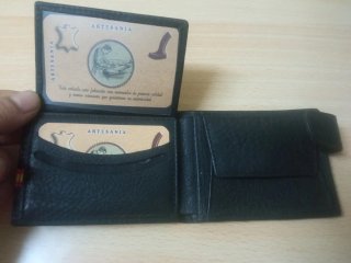 Cartera Mond Americano Guardia Civil cuero Negro
