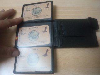 Cartera Mond Americano Guardia Civil cuero Negro
