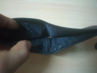 Cartera Mond Americano Guardia Civil cuero Negro