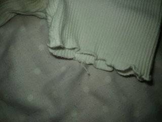 Camiseta fruncida blanca S