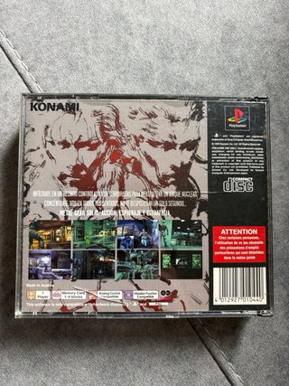 Metal Gear Solid PS1 PAL Konami