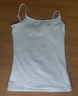 Camiseta tirantes blanca Primark Talla XS