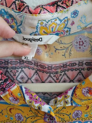 Camisa Desigual Talla XL Estampada