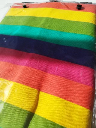 Disfraz Poncho Mexicano Arcoíris Talla Única