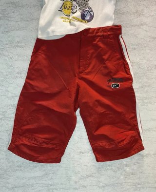 Pantalón Pirata / Bermuda Nike Training Rojo