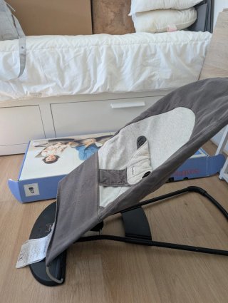 Hamaca Bebé BabyBjörn Balance Soft Gris