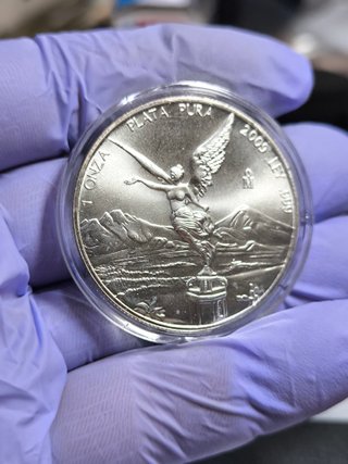Moneda Libertad 1 Onza Plata 2009 México
