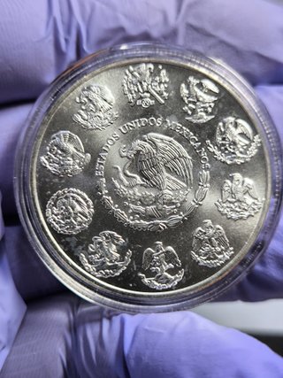 Moneda Libertad 1 Onza Plata 2009 México