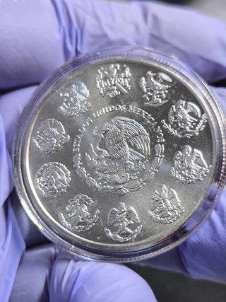 Moneda Libertad 1 Onza Plata 2009 México