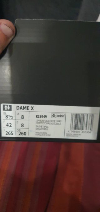 Zapatillas Adidas DAMETIME Verdes y Naranjas