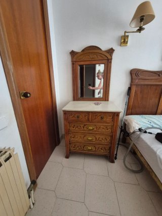 Cómoda Tocador Provenzal con Espejo y mármol