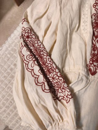 Blusa boho Zara bordada