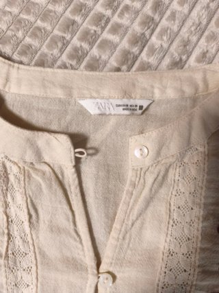 Blusa boho Zara bordada