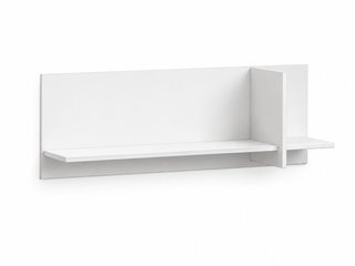 Estantería de pared madera blanca